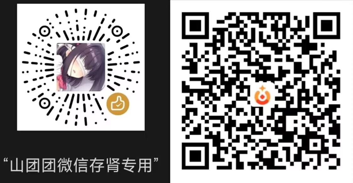 山团团微信存肾专用收款码